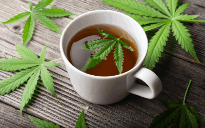 Cannabis-Tee (leicht psychoaktiv)